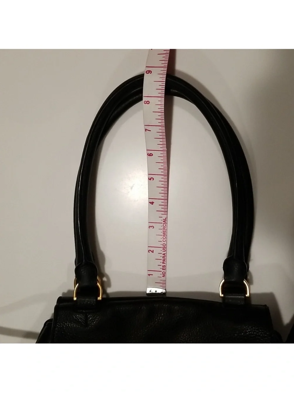 Tory Burch Black half moon Leather satchel tote Bag with Gold Hardware Brand New